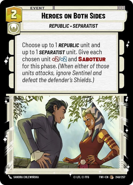 Heroes on Both Sides (249/257) [Twilight of the Republic] - Star Wars: Unlimited Single
