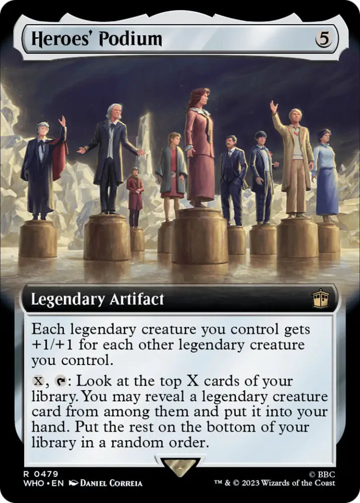 Heroes’ Podium (Extended Art) [Doctor Who] - MTG Single