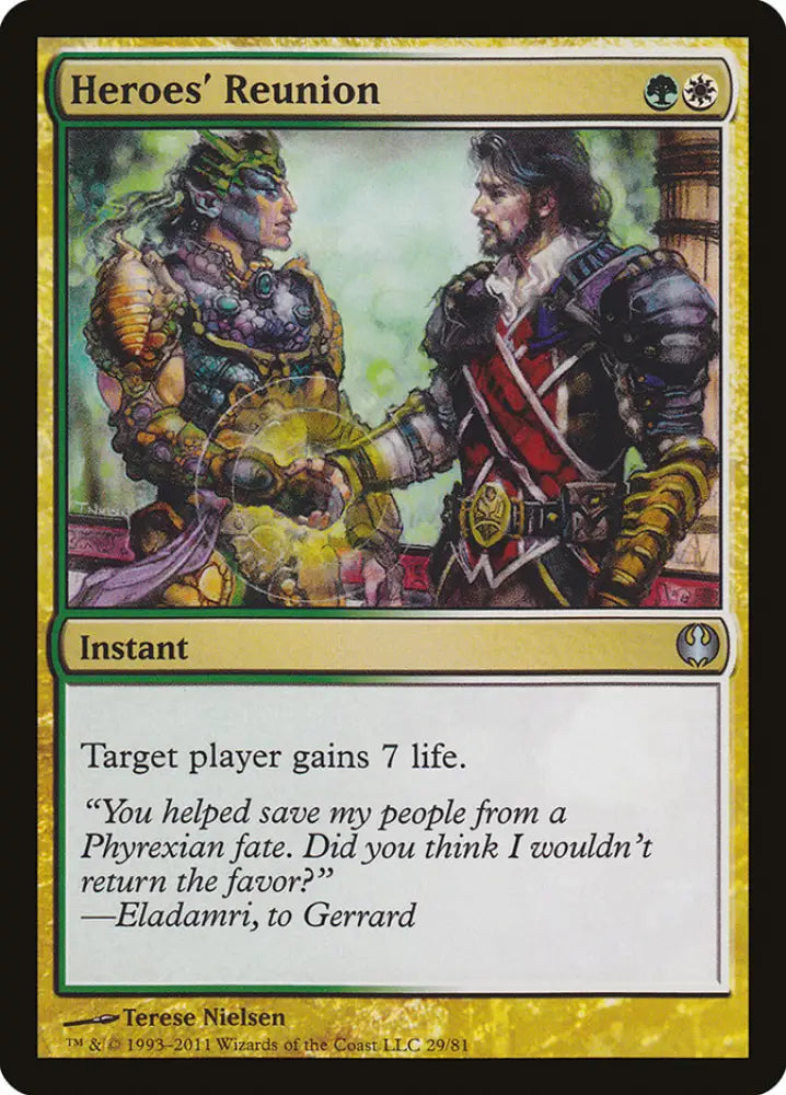 Heroes’ Reunion [Duel Decks: Knights vs. Dragons] - MTG Single