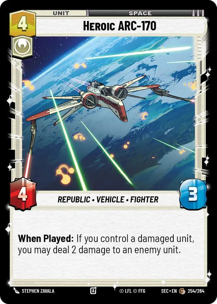 Heroic ARC-170 (254/264) [Secrets of Power]