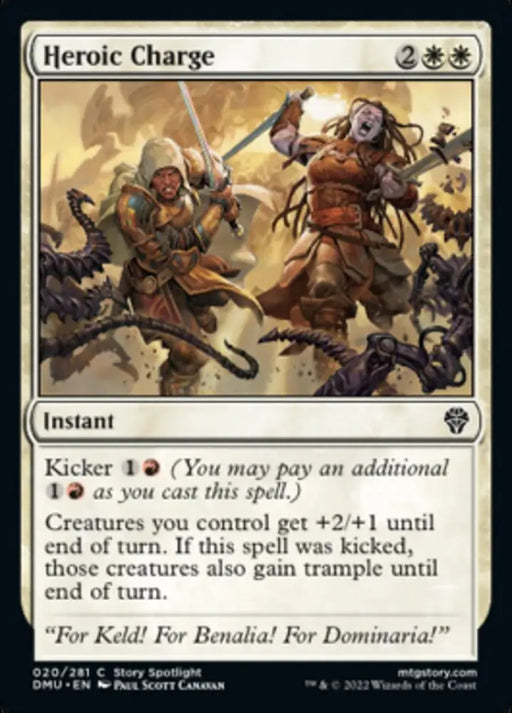 Heroic Charge [Dominaria United] - MTG Single
