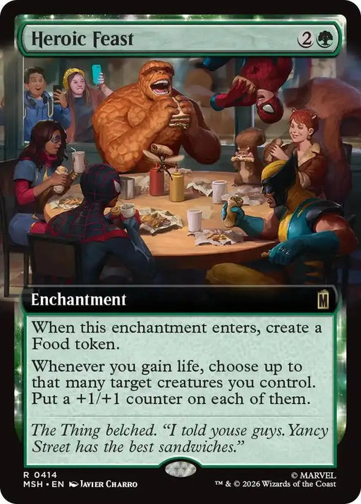 Heroic Feast (Extended Art) (414) [Marvel Super Heroes]