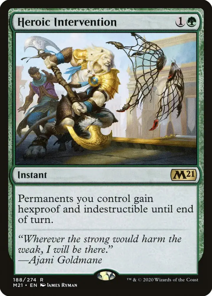 Heroic Intervention [Core Set 2021] - MTG Single