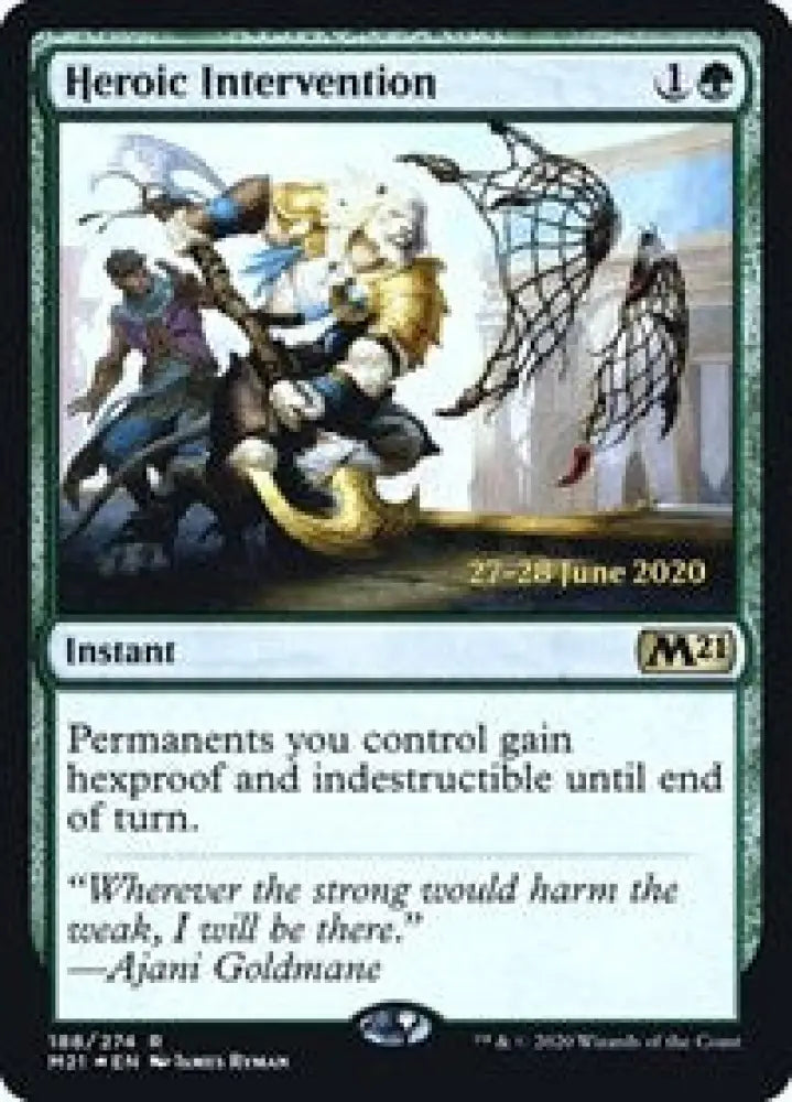 Heroic Intervention (M21) (188) [Prerelease Cards]