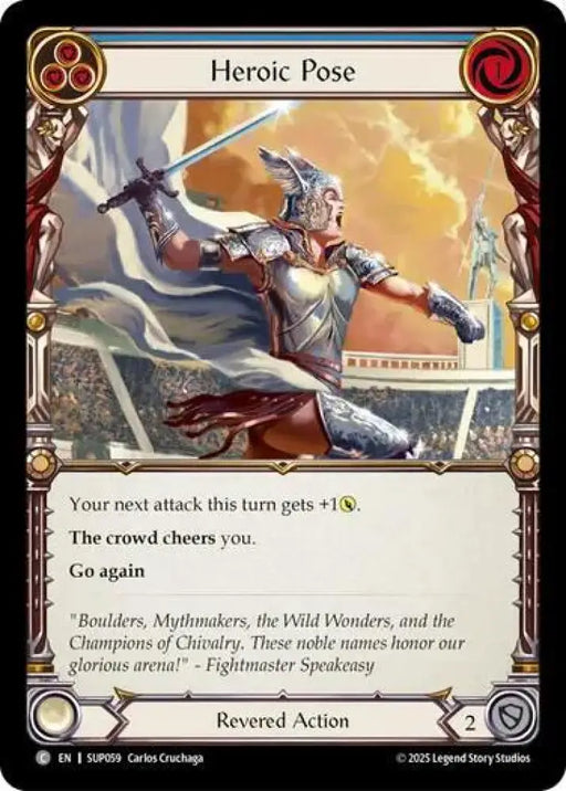 Heroic Pose (Blue) (SUP059) [Super Slam]