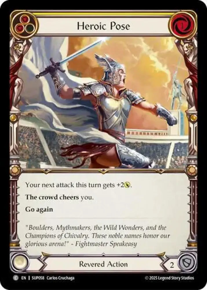 Heroic Pose (Yellow) (SUP058) [Super Slam]