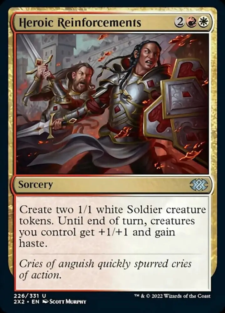 Heroic Reinforcements [Double Masters 2022] - MTG Single