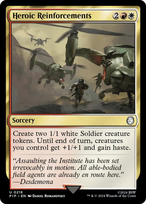 Heroic Reinforcements [Fallout] - MTG Single