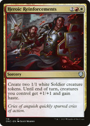 Heroic Reinforcements [Phyrexia: All Will Be One Commander] - MTG Single