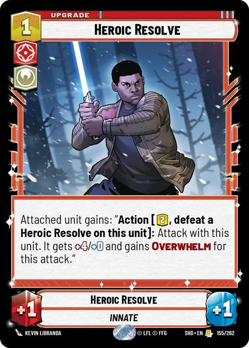 Heroic Resolve (155/262) [Shadows of the Galaxy] - Star Wars: Unlimited Single