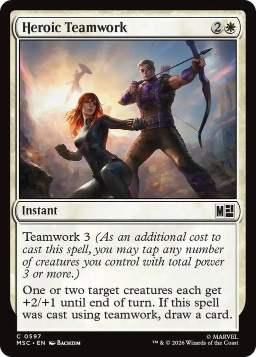 Heroic Teamwork (597) [Marvel Super Heroes Commander]
