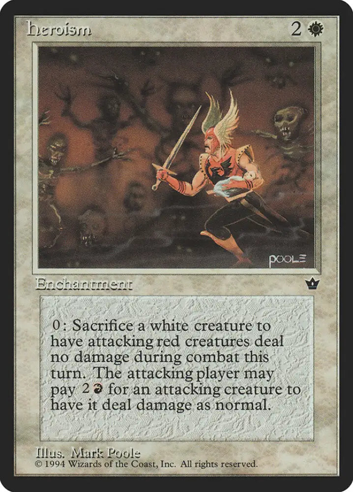Heroism [Fallen Empires] - MTG Single
