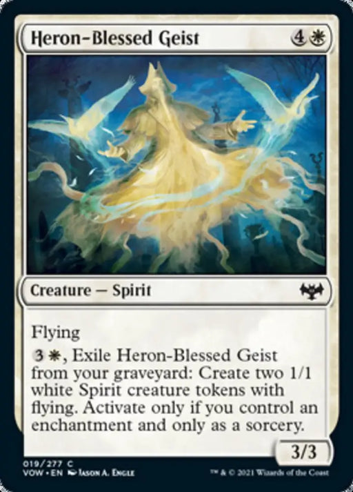 Heron-Blessed Geist [Innistrad: Crimson Vow] - MTG Single