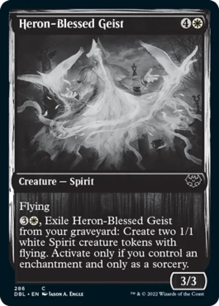 Heron-Blessed Geist [Innistrad: Double Feature] - MTG Single