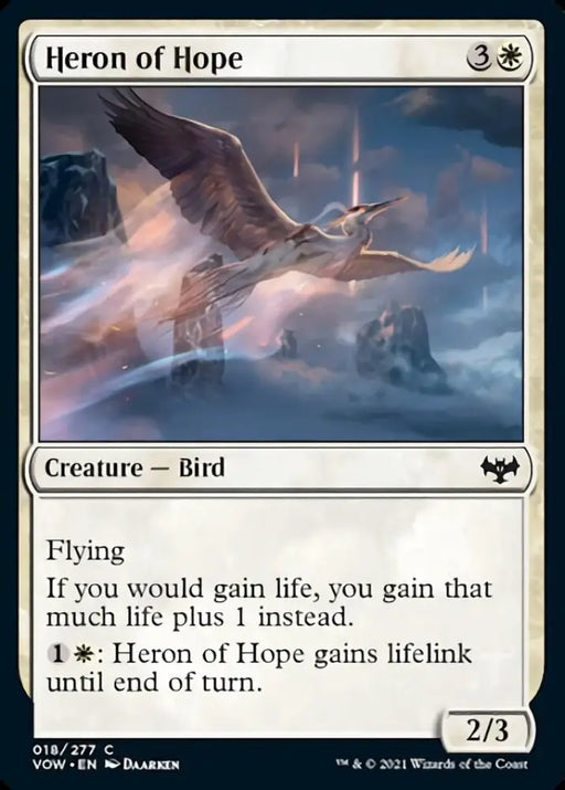 Heron of Hope [Innistrad: Crimson Vow] - MTG Single