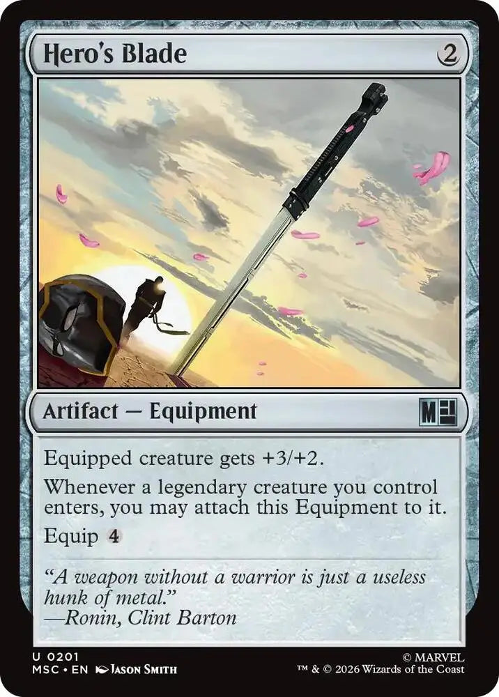 Hero's Blade (201) [Marvel Super Heroes Commander]