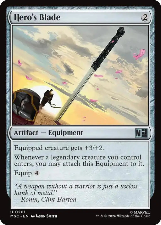 Hero's Blade (201) [Marvel Super Heroes Commander]