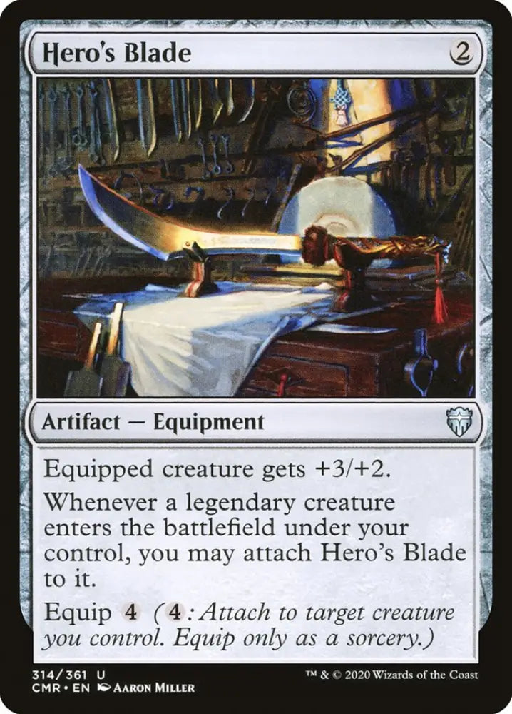 Hero’s Blade (314) [Commander Legends] - MTG Single