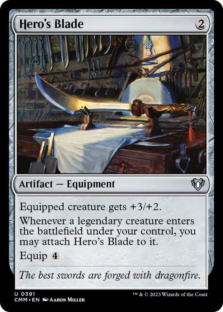 Hero’s Blade [Commander Masters] - MTG Single