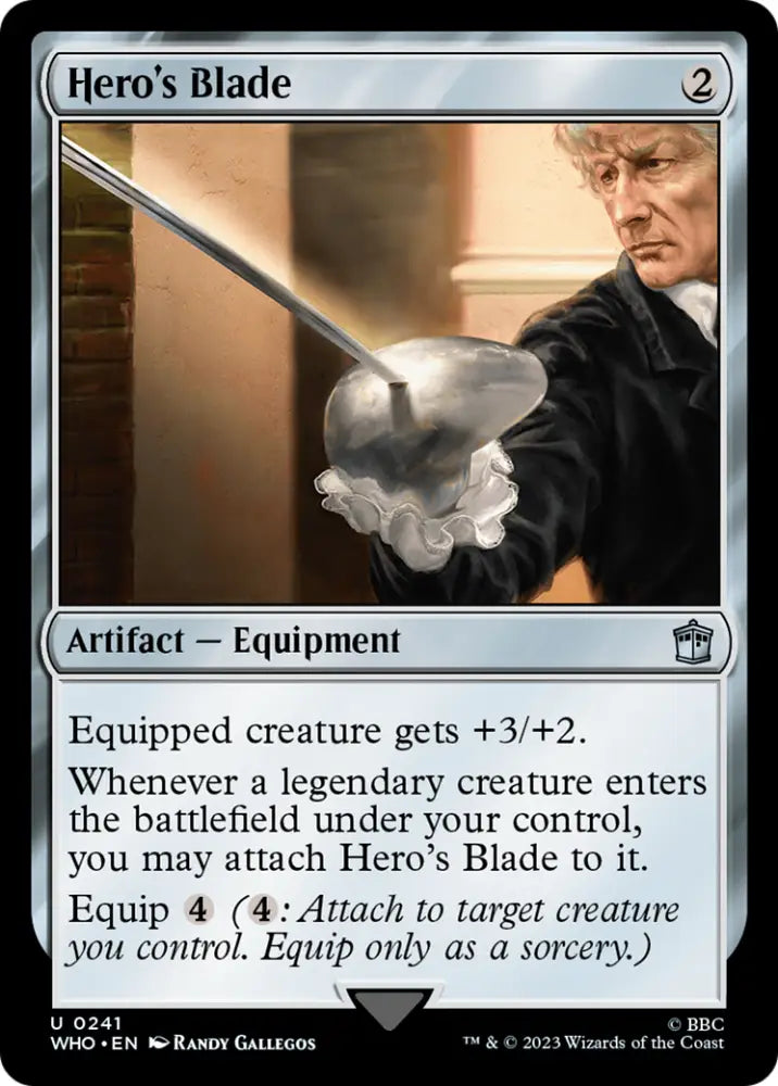 Hero’s Blade [Doctor Who] - MTG Single