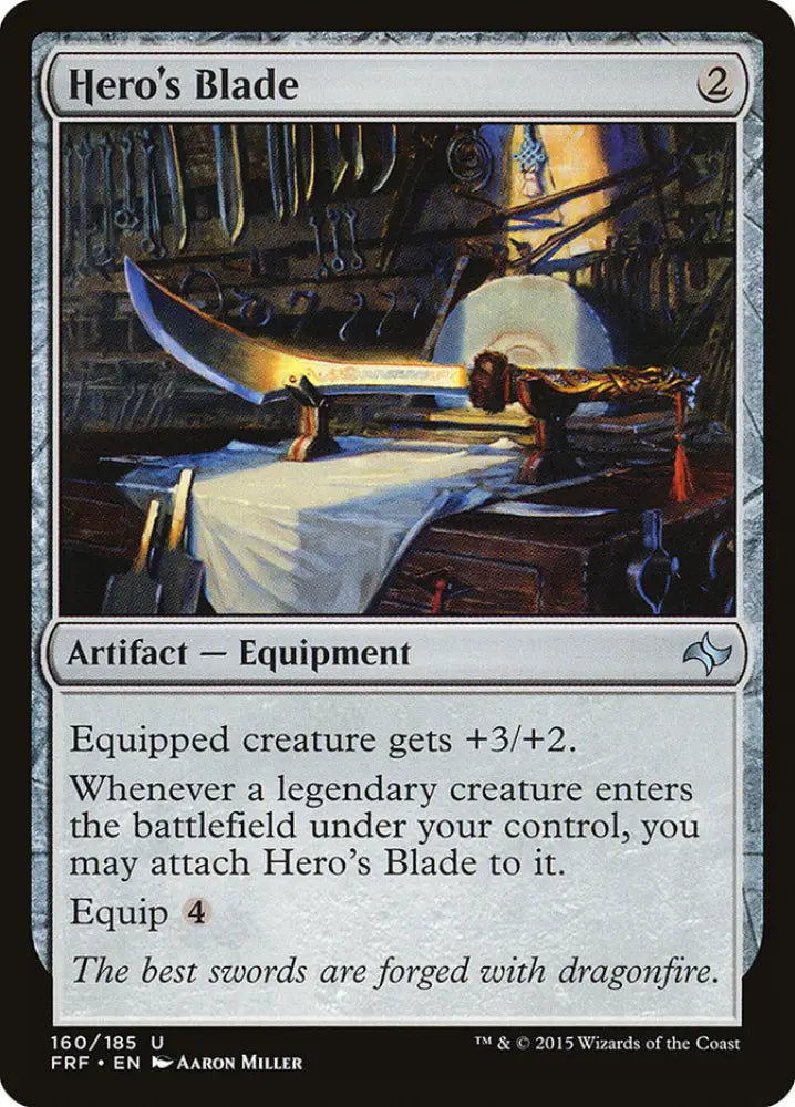 Hero’s Blade [Fate Reforged] - MTG Single