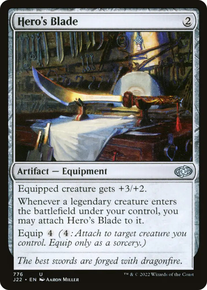 Hero’s Blade [Jumpstart 2022] - MTG Single