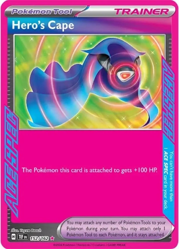 Hero’s Cape (152/162) [Scarlet & Violet: Temporal Forces] - Pokemon Single