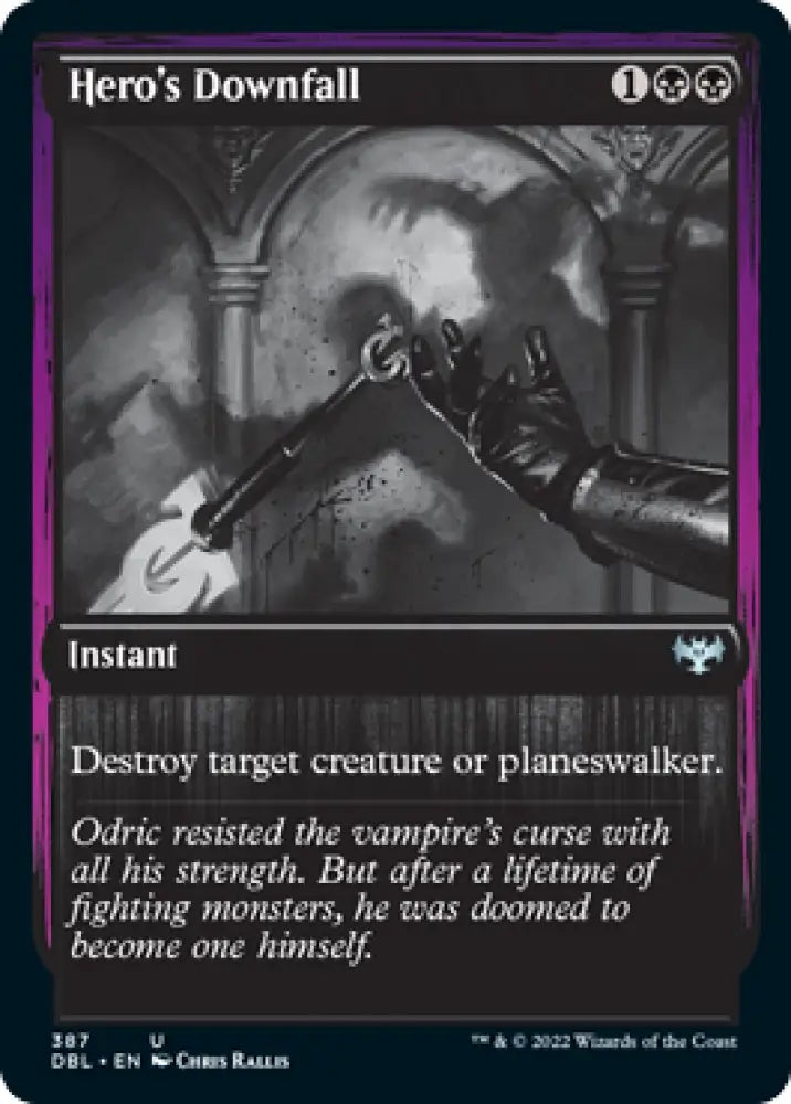 Hero’s Downfall [Innistrad: Double Feature] - MTG Single