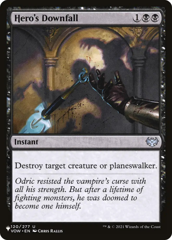 Hero’s Downfall [The List] - MTG Single