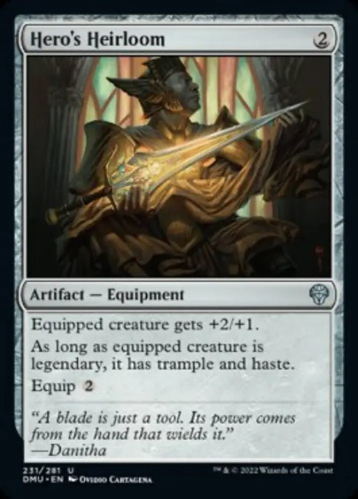 Hero’s Heirloom [Dominaria United] - MTG Single