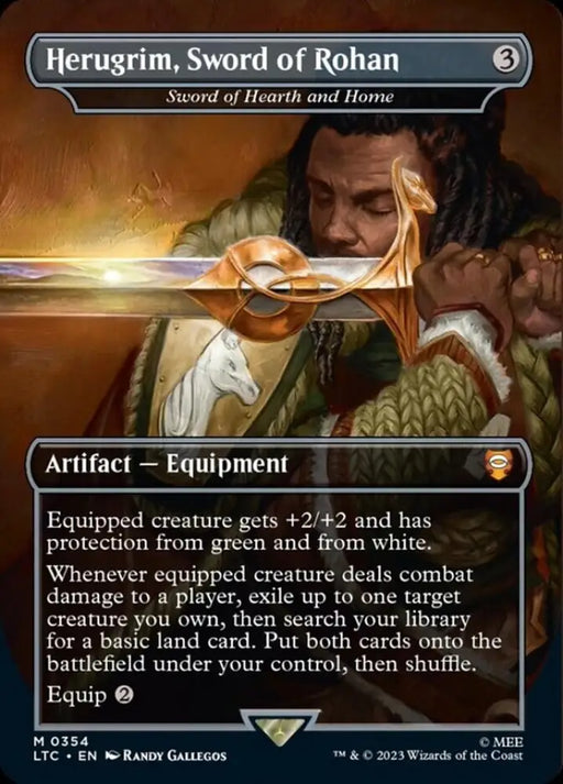 Herugrim Sword of Rohan - Sword of Hearth and Home [The Lord of the Rings: Tales of Middle-Earth Commander] - MTG Single