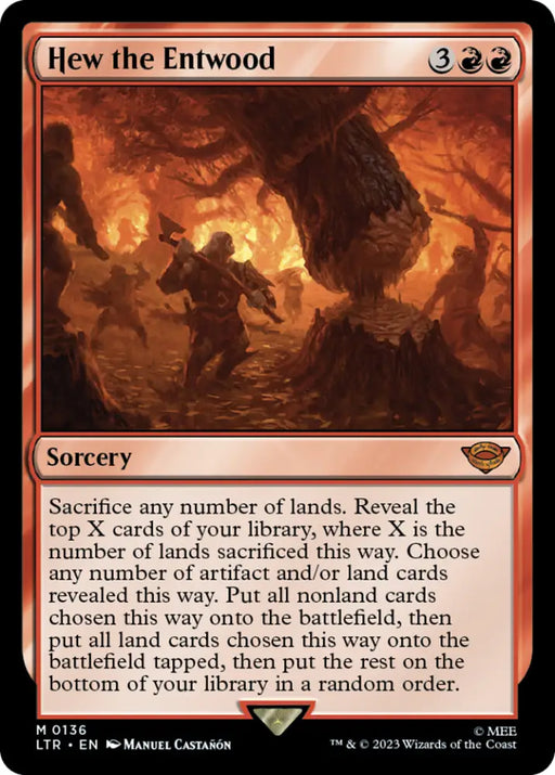 Hew the Entwood [The Lord of the Rings: Tales of Middle-Earth] - MTG Single