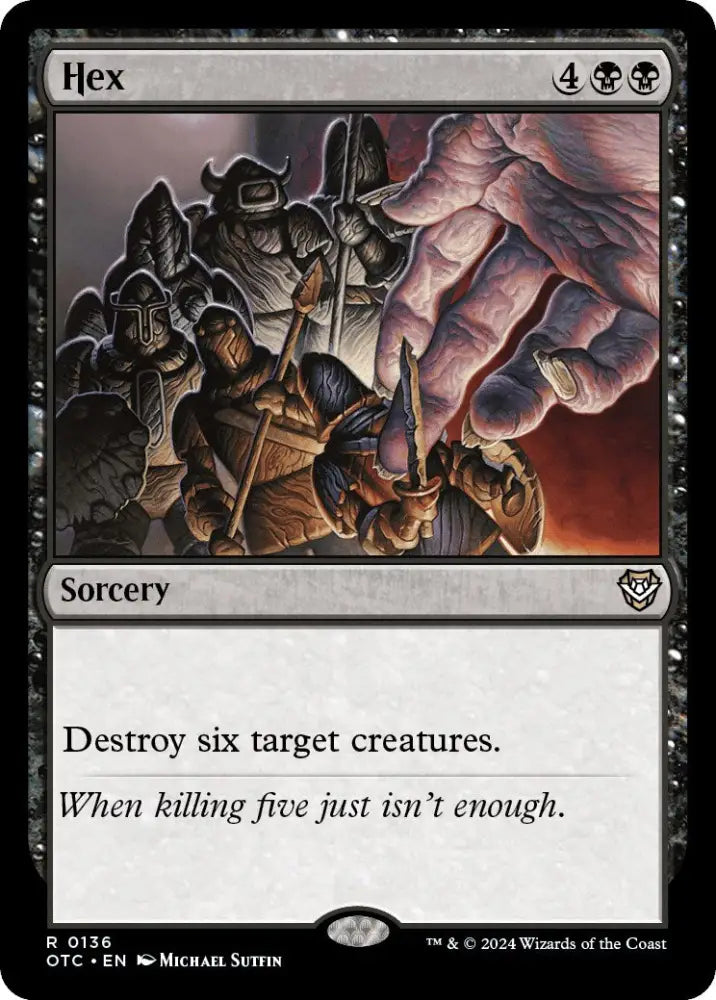 Hex [Outlaws of Thunder Junction Commander] - MTG Single