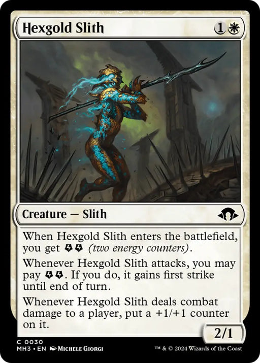 Hexgold Slith [Modern Horizons 3] - MTG Single
