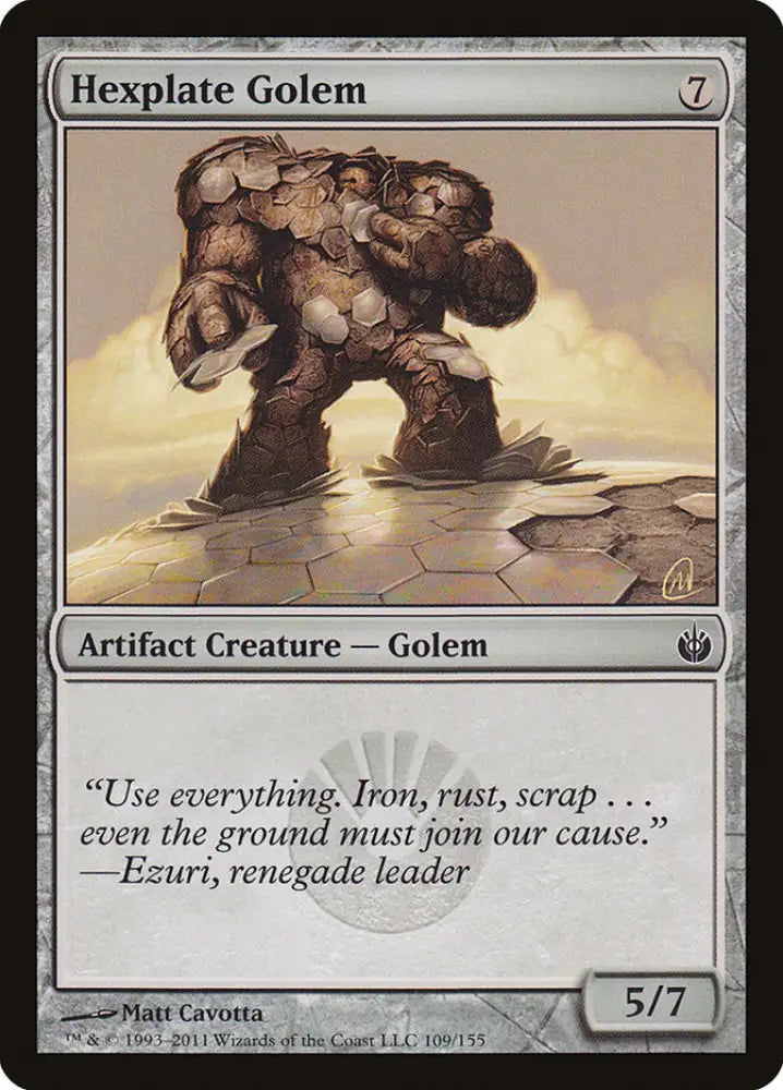 Hexplate Golem [Mirrodin Besieged] - MTG Single