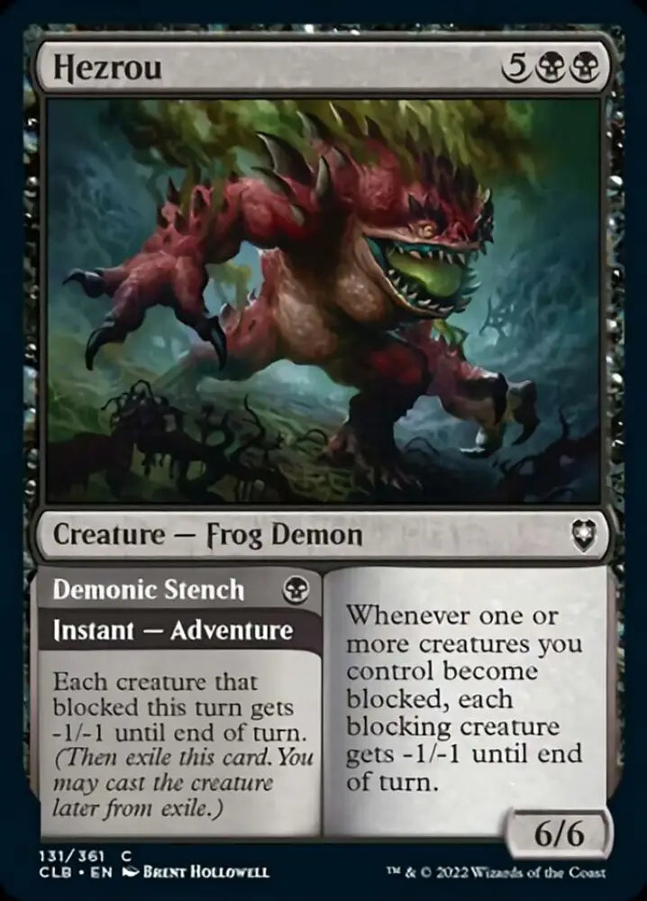Hezrou // Demonic Stench [Commander Legends: Battle for Baldur’s Gate] - MTG Single