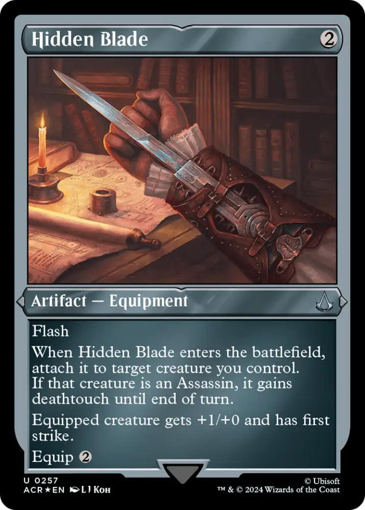 Hidden Blade (Foil Etched) [Assassin’s Creed] - MTG Single