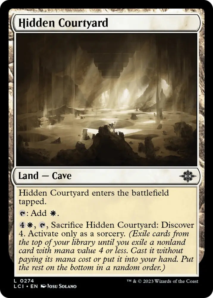Hidden Courtyard [The Lost Caverns of Ixalan] - MTG Single