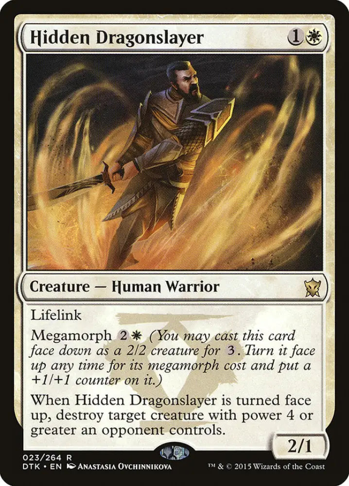 Hidden Dragonslayer [Dragons of Tarkir] - MTG Single