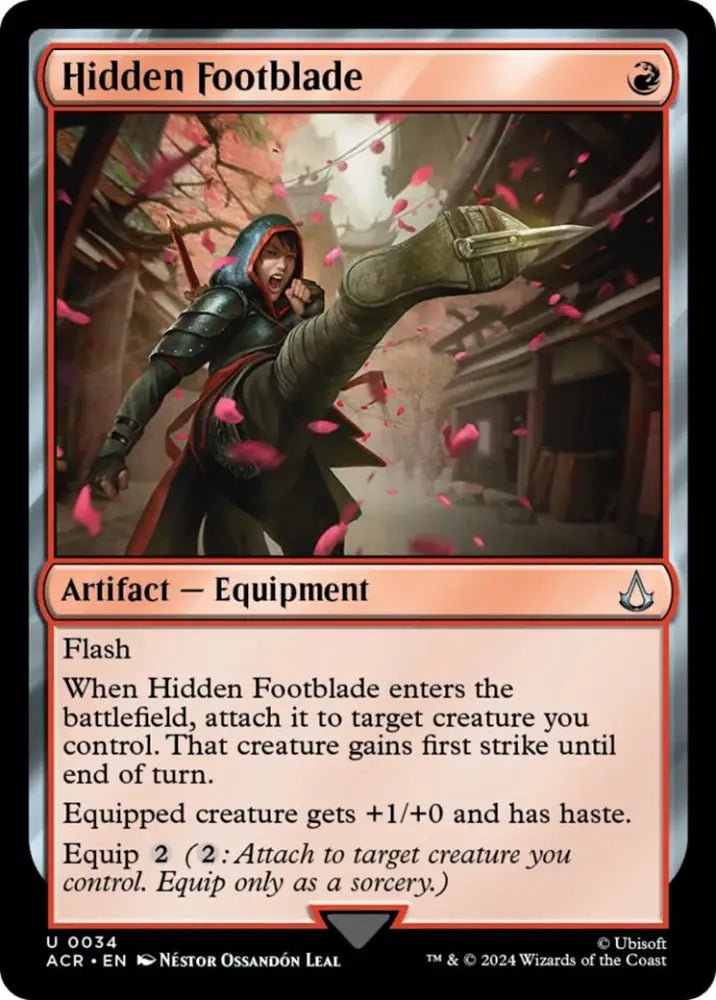 Hidden Footblade [Assassin’s Creed] - MTG Single