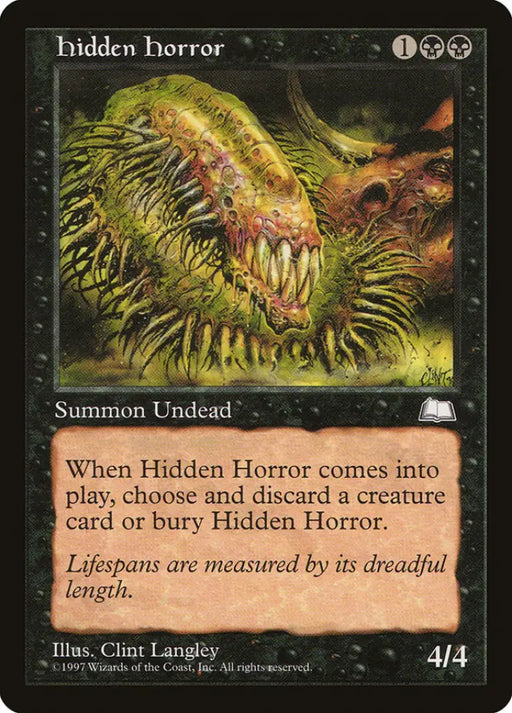Hidden Horror [Weatherlight] - MTG Single