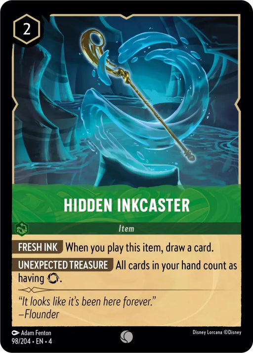Hidden Inkcaster (98/204) [Ursula’s Return] - Lorcana Single