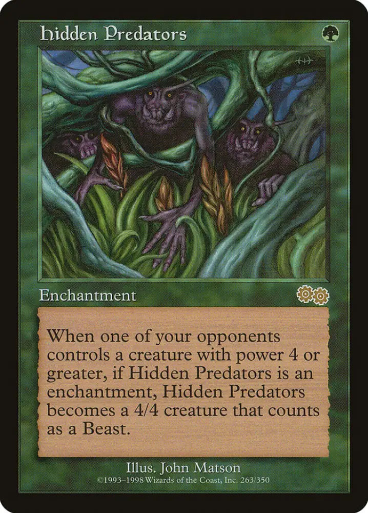 Hidden Predators [Urza’s Saga] - MTG Single
