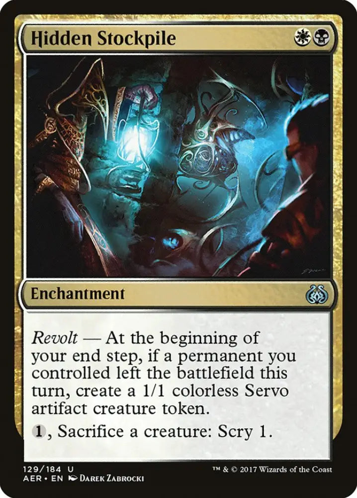 Hidden Stockpile [Aether Revolt] - MTG Single