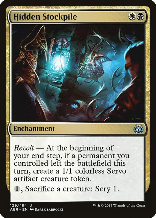 Hidden Stockpile [Aether Revolt] - MTG Single