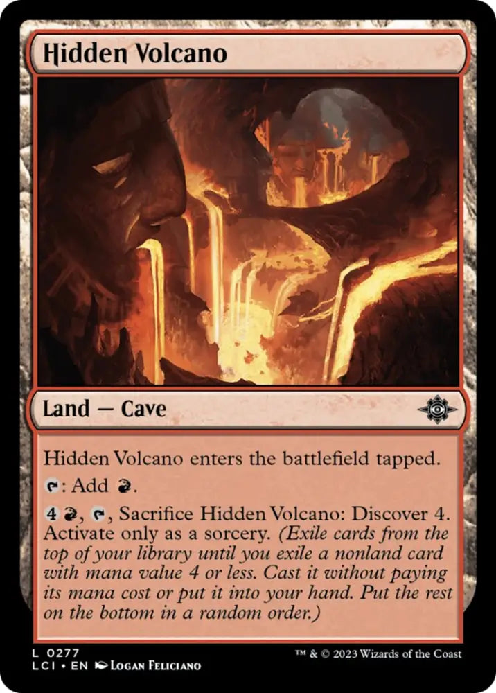 Hidden Volcano [The Lost Caverns of Ixalan] - MTG Single