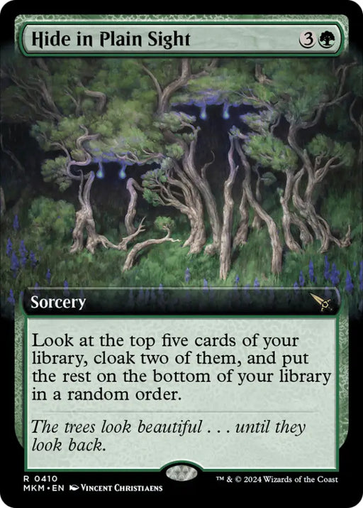 Hide in Plain Sight (Extended Art) [Murders at Karlov Manor] - MTG Single
