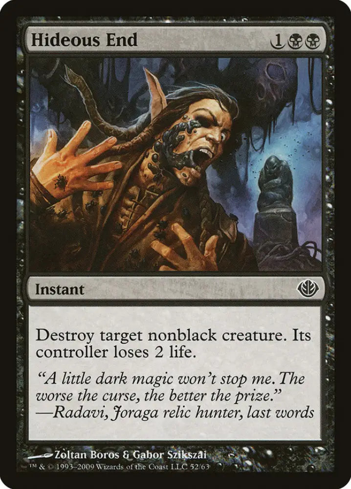 Hideous End [Duel Decks: Garruk vs. Liliana] - MTG Single