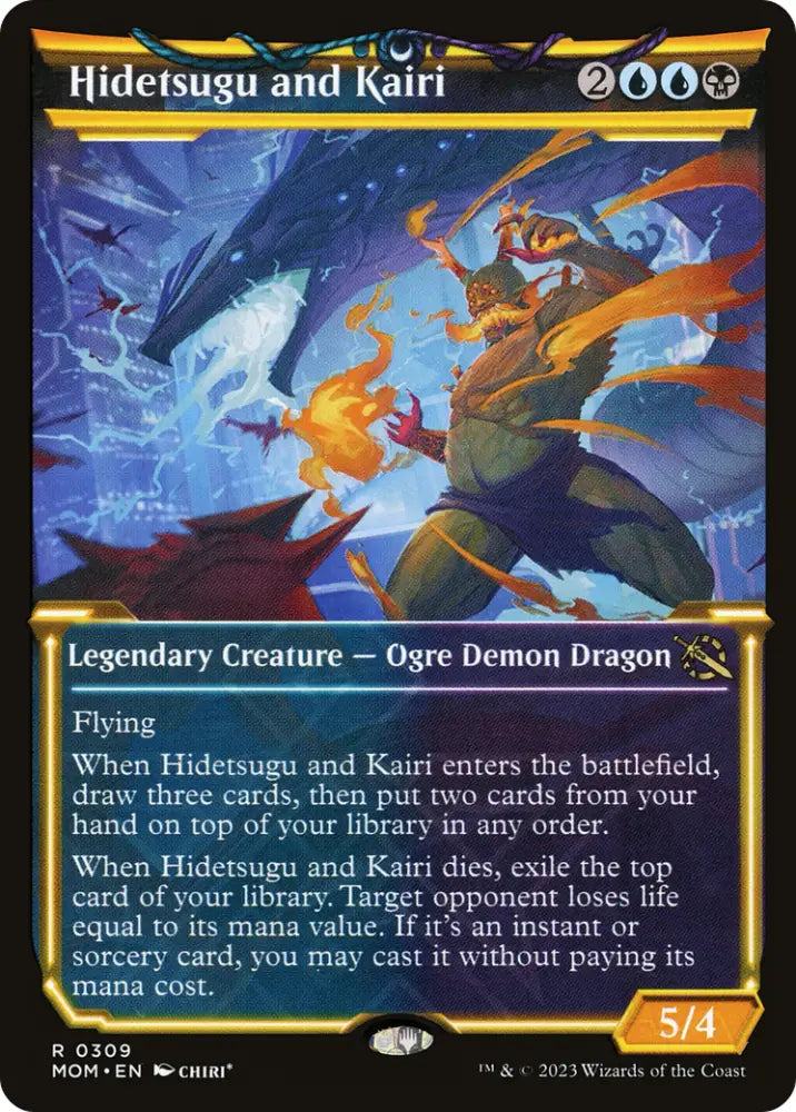 Hidetsugu and Kairi (Showcase Planar Booster Fun) [March of the Machine] - MTG Single
