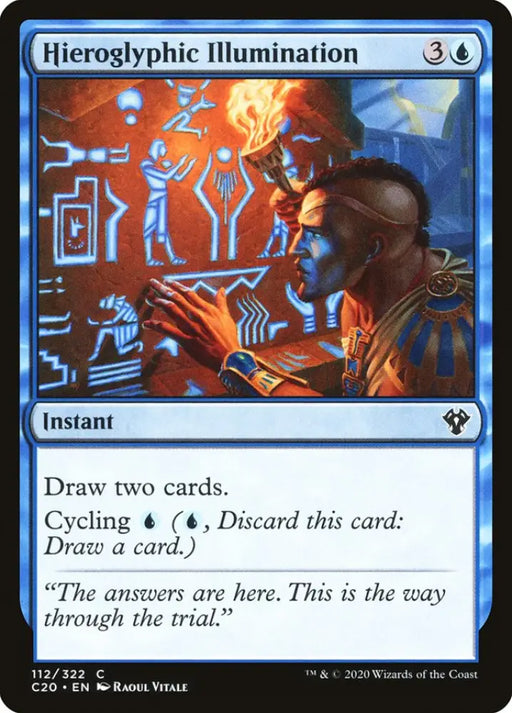 Hieroglyphic Illumination [Commander 2020] - MTG Single
